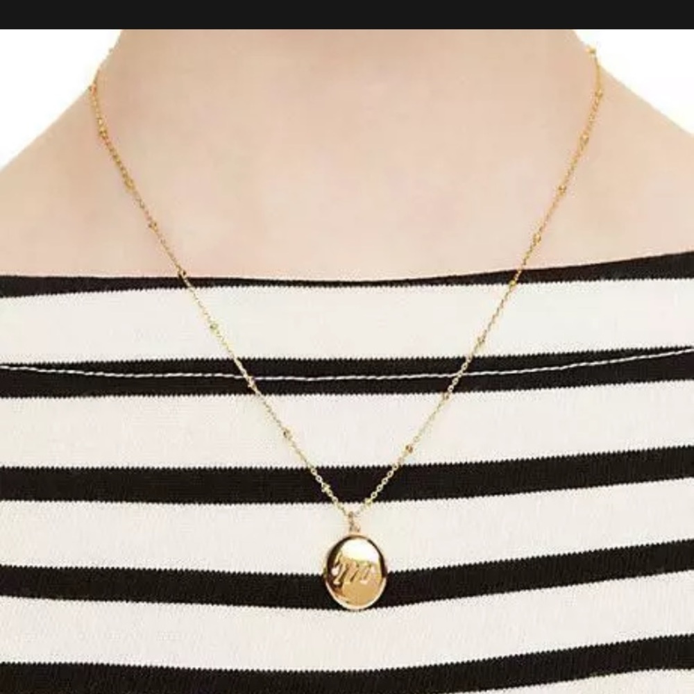 Kate Spade Women's Letter “A” Locket Necklace